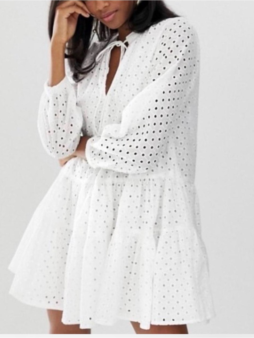 ASOS Tiered Trapeze Mini Dress